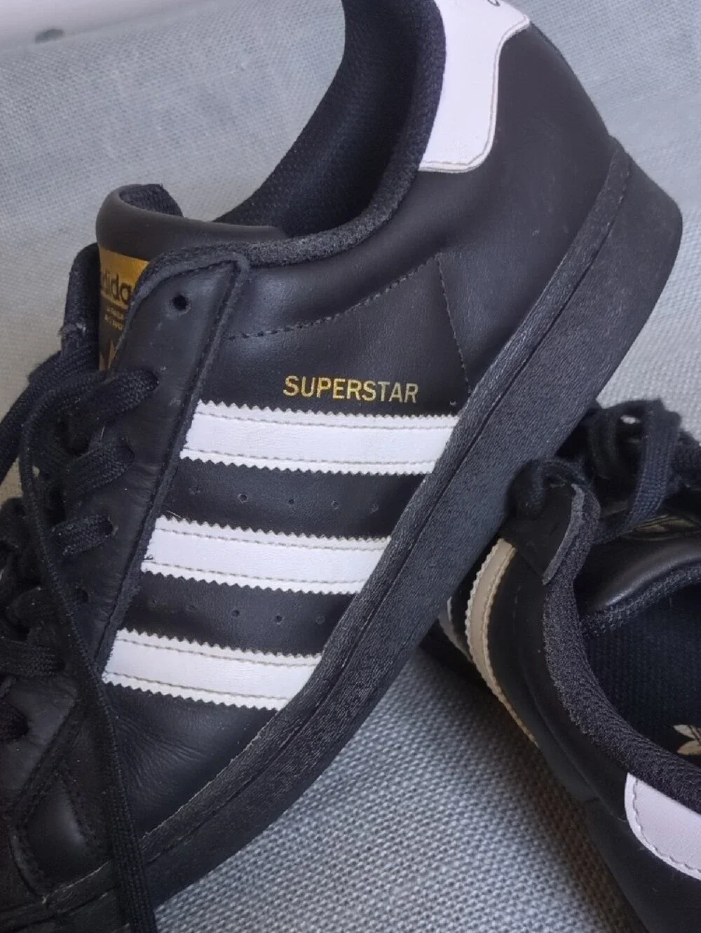 adidas Black and White Low-Top Sneakers